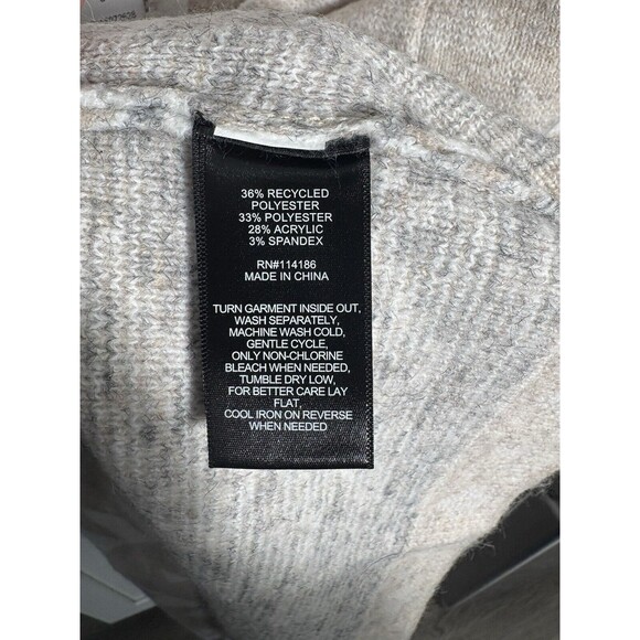 FRYE Tan Cardigan Sweater Size Small Aztec‎ Open Front - Picture 4 of 4